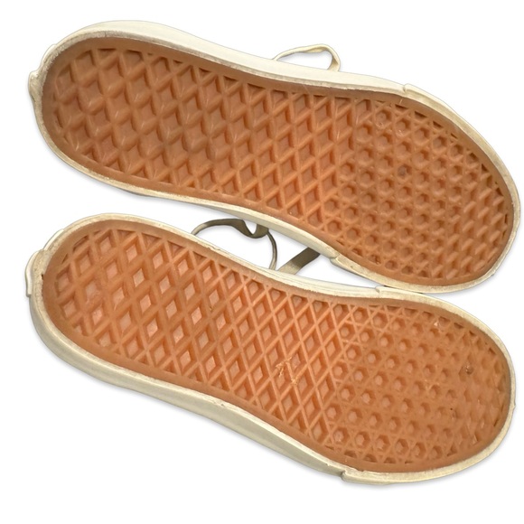 Vans Old Skool Platform (Wowen Leather) White/ Cream - US 6.5, Colour : Beige - Picture 6 of 9